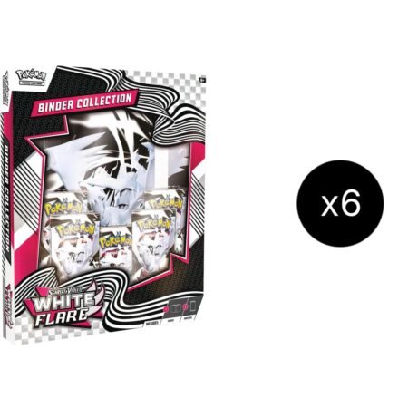 White Flare Binder Collection Case - SV: White Flare (WHT)