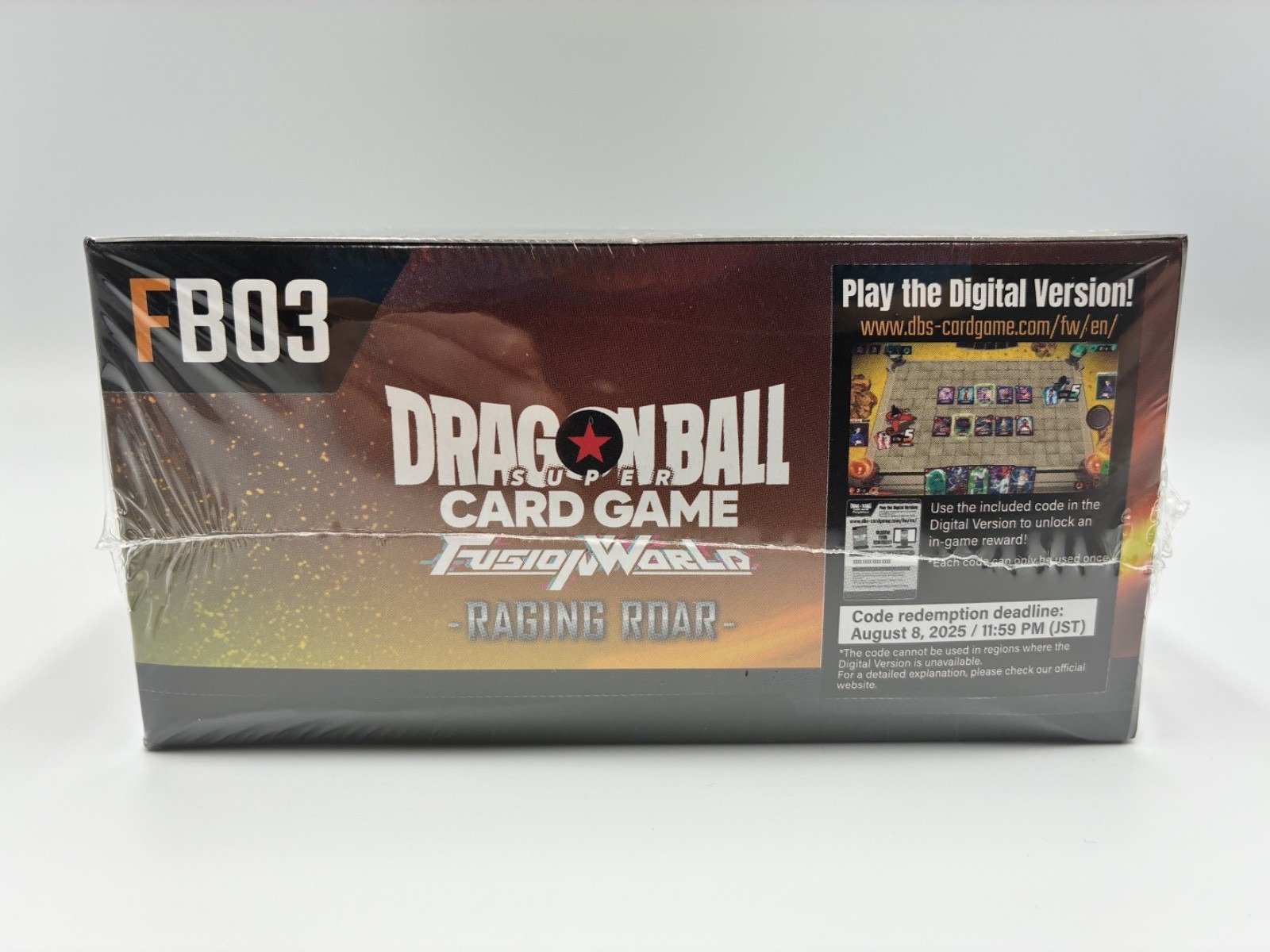 Dragon Ball Super Card Game Fusion World FB03 Raging Roar (English Booster Box & Case) - Image 2