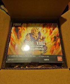 Dragon Ball Super Card Game Fusion World FB08 Saiyan's Pride (English Booster Box & Case)