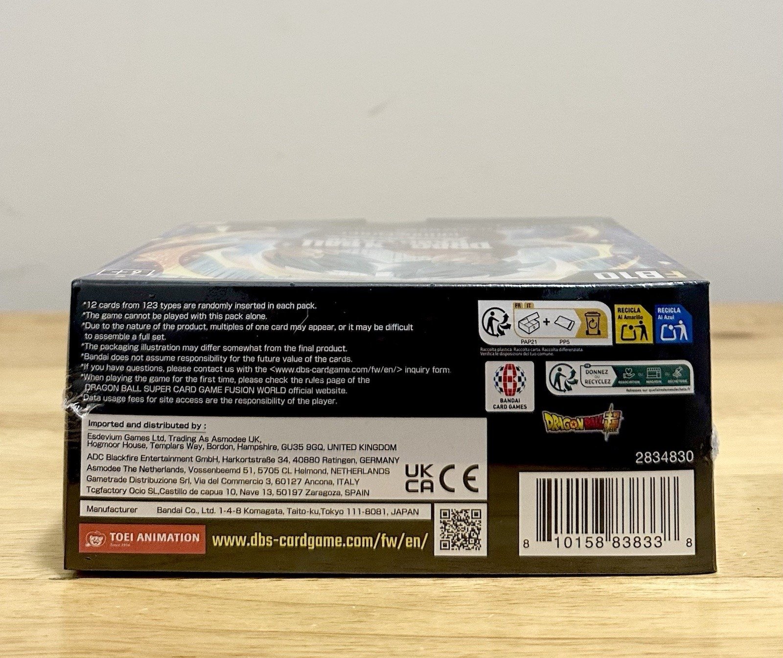 Dragon Ball Super Card Game Fusion World FB10 Cross Force (English Booster Box & Case) - Image 5