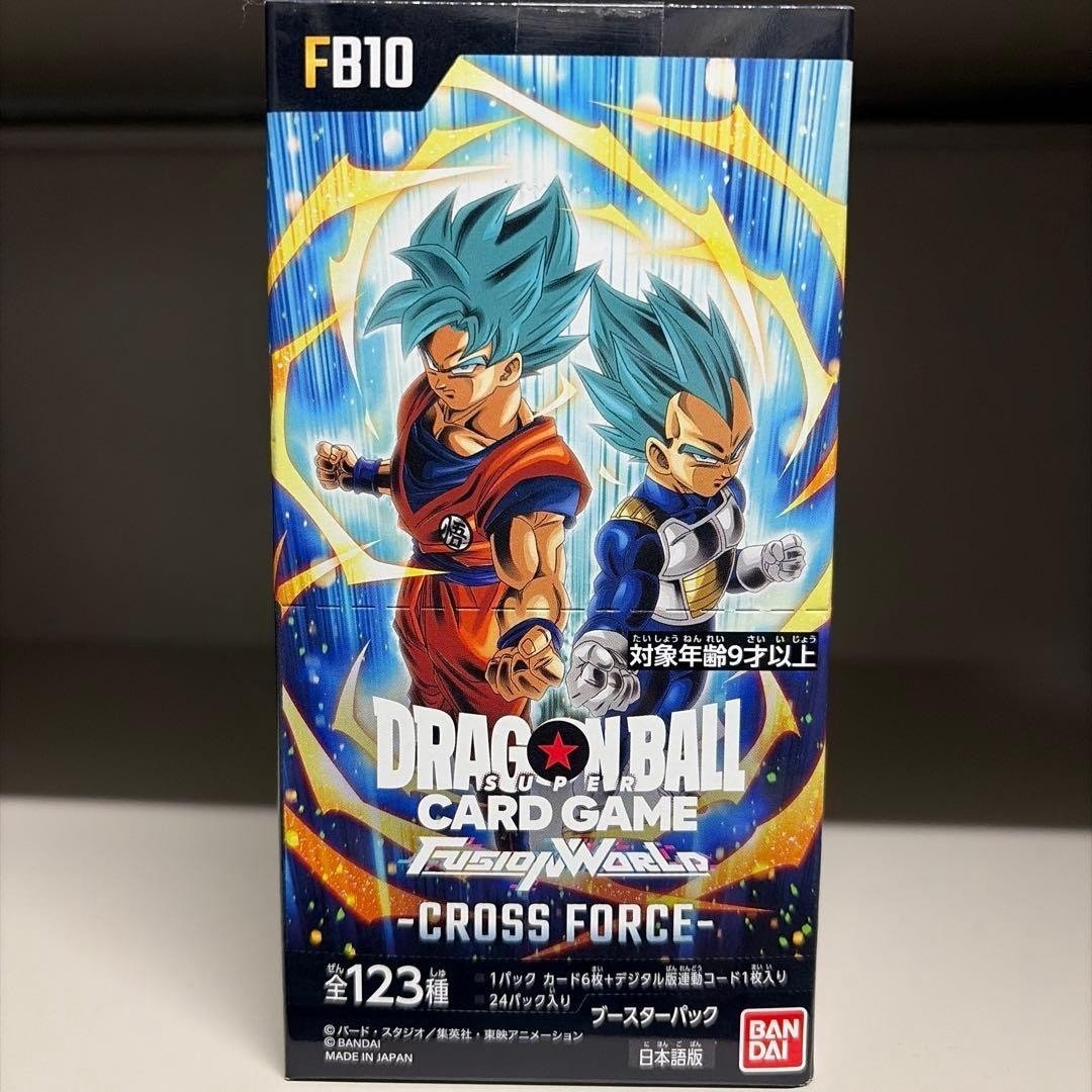 Dragon Ball Super Card Game Fusion World FB10 Cross Force (Japanese Booster Box & Case)