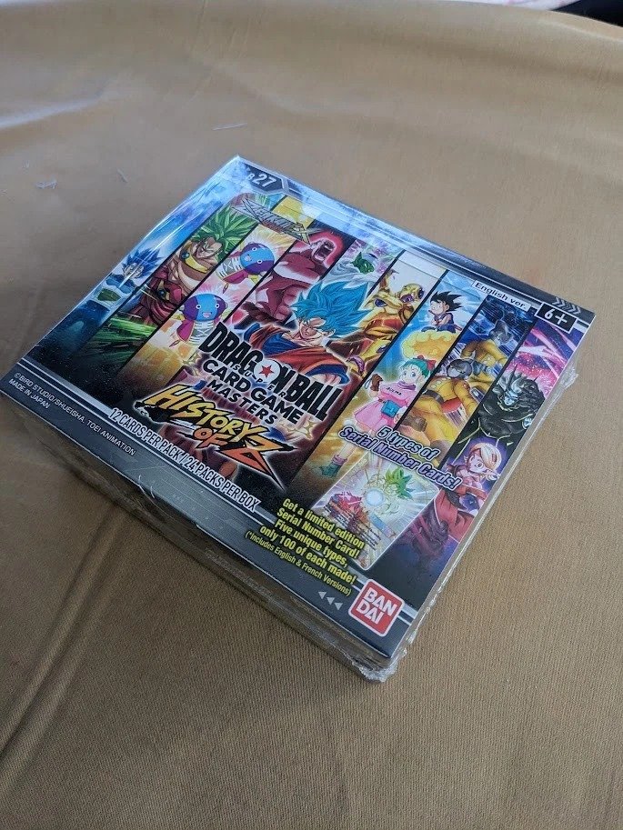 Dragon Ball Super Card Game Fusion World HZ01 History of Z (Japanese Booster Box & Case)
