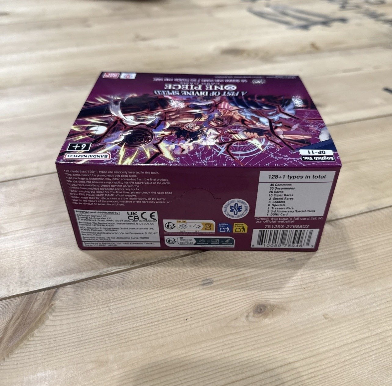 One Piece TCG OP-11 A Fist of Divine Speed (English Booster Box & Case) - Image 3