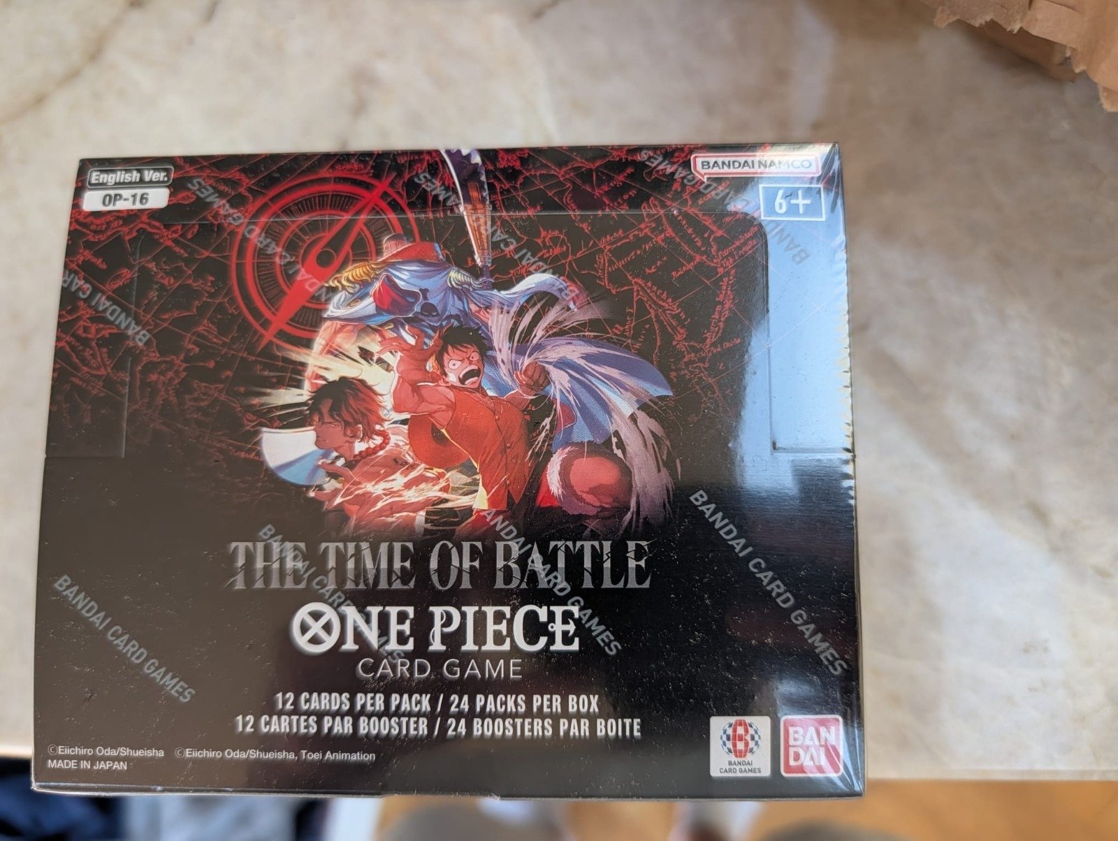 One Piece TCG OP-16 The Time of Battle (English Booster Box & Case)